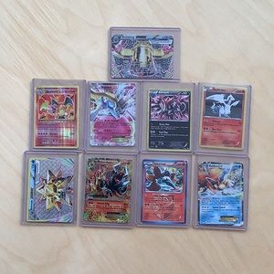 9 Pokémon cards